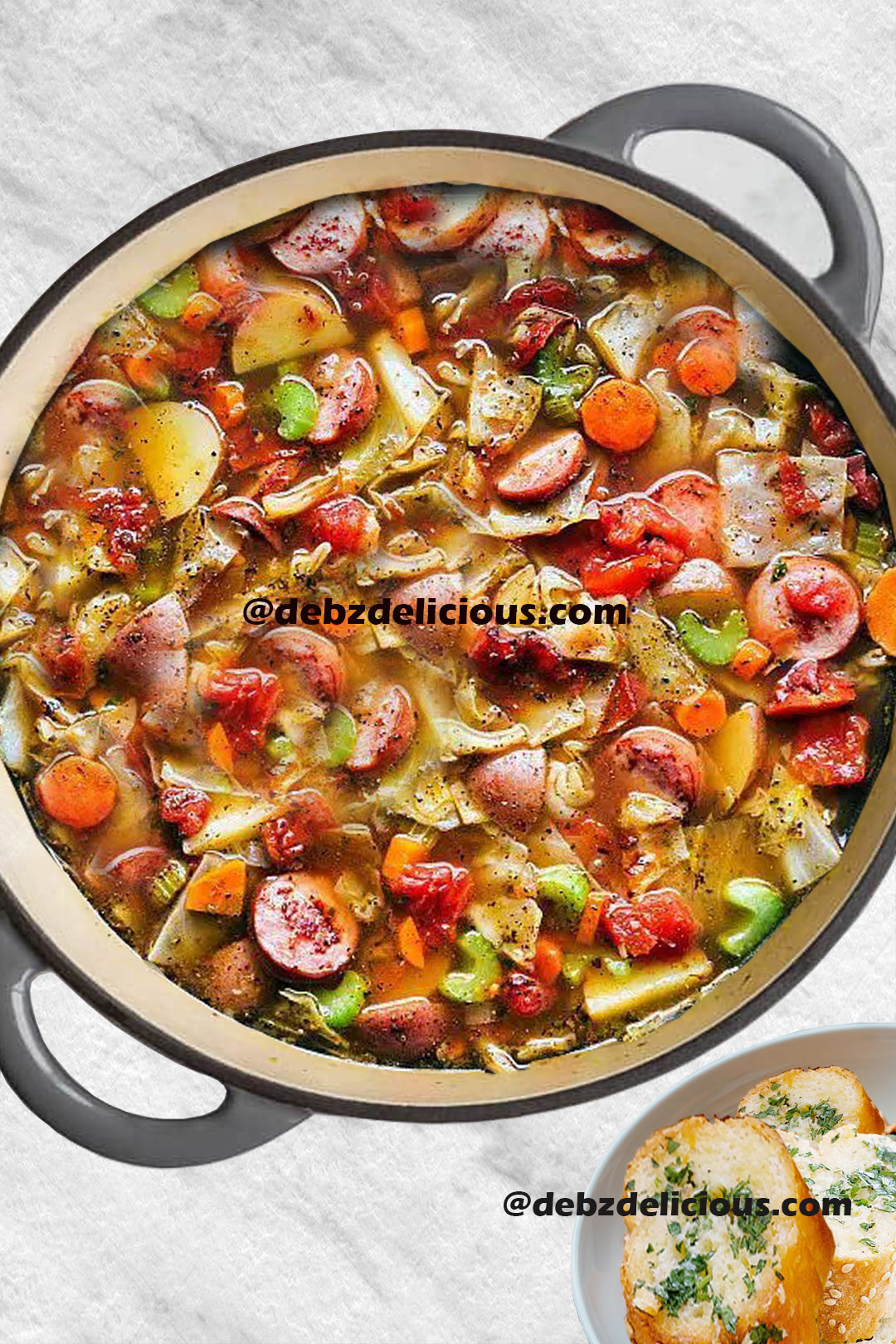 Cabbage Soup With Smoked Sausage Recipe, Cabbage Sausage Soup